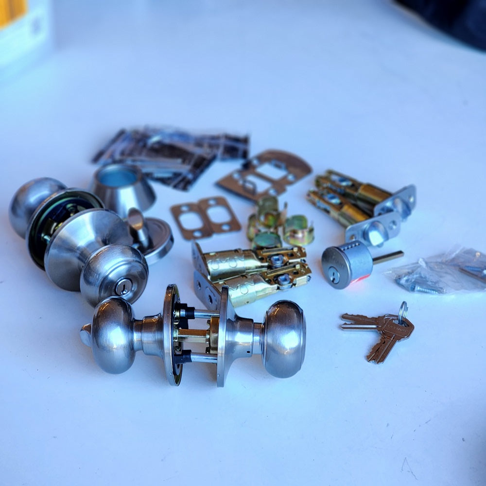 Hartford Satin Nickel Single Cylinder Keyed Entry Project Pack (32BGX2D1BD) Hartford Satin Nickel Single Cylinder Keyed Entry Project Pack (32BGX2D1BD)